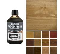 Littlefair's Wood Stain Water-Based - (Antique Stripped Pine) - Non-Toxic, Eco-Friendly & Quick Drying - Easy-to-Apply, Concentrated Formula for All Wood Types - 500ml