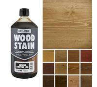 Littlefair's Wood Stain Water-Based - (Antique Stripped Pine) - Non-Toxic, Eco-Friendly & Quick Drying - Easy-to-Apply, Concentrated Formula for All Wood Types - 1 LTR