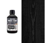Littlefair's Wood Stain Water-Based - (Black Black) - Non-Toxic, Eco-Friendly & Quick Drying - Easy-to-Apply, Concentrated Formula for All Wood Types - 250ml