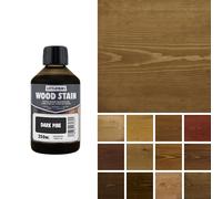 Littlefair's Wood Stain Water-Based - (Dark Pine) - Non-Toxic, Eco-Friendly & Quick Drying - Easy-to-Apply, Concentrated Formula for All Wood Types - 250ml