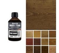 Littlefair's Wood Stain Water-Based - (Dark Walnut) - Non-Toxic, Eco-Friendly & Quick Drying - Easy-to-Apply, Concentrated Formula for All Wood Types - 250ml