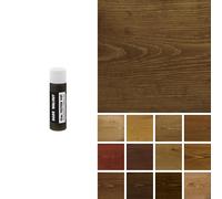 Littlefair's Wood Stain Water Based - 15ml - Indoor Furniture Wood Dye - Light & Dark Finishes - Non Toxic & Eco Friendly Formula - Interior Wood Stain for Crafts - Colour: Dark Walnut