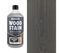 Littlefair's Wood Stain Water-Based - (Driftwood Grey) - Non-Toxic, Eco-Friendly & Quick Drying - Easy-to-Apply, Concentrated Formula for All Wood Types - 1ltr