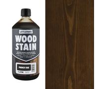 Littlefair's Wood Stain Water-Based - (French Oak) - Non-Toxic, Eco-Friendly & Quick Drying - Easy-to-Apply, Concentrated Formula for All Wood Types - 1 LTR