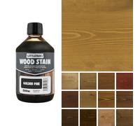 Littlefair's Wood Stain Water-Based - (Golden Pine) - Non-Toxic, Eco-Friendly & Quick Drying - Easy-to-Apply, Concentrated Formula for All Wood Types - 500ml