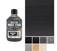 Littlefair's Wood Stain Water-Based - (Ironstone Grey) - Non-Toxic, Eco-Friendly & Quick Drying - Easy-to-Apply, Concentrated Formula for All Wood Types - 500ml
