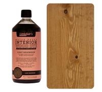 Littlefair's Wood Stain Water-Based - (Light Rosewood) - Non-Toxic, Eco-Friendly & Quick Drying - Easy-to-Apply, Concentrated Formula for All Wood Types - 1 LTR