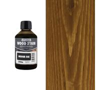 Littlefair's Wood Stain Water-Based - (Medium Oak) - Non-Toxic, Eco-Friendly & Quick Drying - Easy-to-Apply, Concentrated Formula for All Wood Types - 250ml