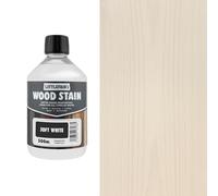 Littlefair's Wood Stain Water-Based - (Soft White) - Non-Toxic, Eco-Friendly & Quick Drying - Easy-to-Apply, Concentrated Formula for All Wood Types - 500ml