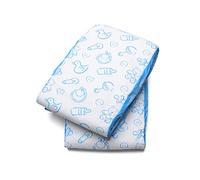 LittleForBig 2000 ml Adult Printed Diaper 2 Pieces - Nursery Blue (M)