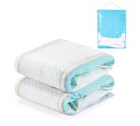 LittleForBig 5500-5800 ml Adjustable Hook-and-Loop Fastener Closure Adult Printed Diaper 2 Pieces - Baby Parade (L)