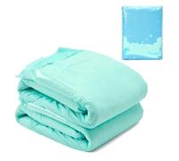 LittleForBig 6500 ml Adjustable Tapes Adult Diaper 2 Pieces - ABDry Ultra Absorbent Diapers Green (L)