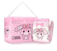 LittleForBig Adult Printed Diaper 10 Pieces - Baby Usagi (Medium 71-96 cm)