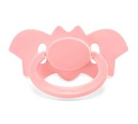 LittleForBig Bigshield Generation-II Adult Sized Pacifier - Baby Bat Pacifier Pink