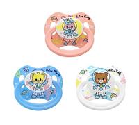 LittleForBig Bigshield Generation-II Adult Sized Pacifier Printed 3 Paci Pack - Astro Babies Pattern