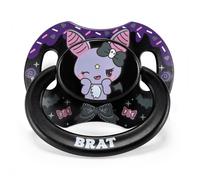 LittleForBig Bigshield Generation-II Adult Sized Printed Pacifier Brat Bella Pattern Black
