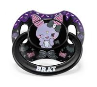 LittleForBig Bigshield Generation-II Adult Sized Printed Pacifier Brat Bella Pattern Black