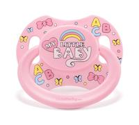 LittleForBig Bigshield Generation-II Adult Sized Printed Pacifier My Little Baby Pattern Pink
