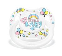 LittleForBig Bigshield Generation-II Adult Sized Printed Pacifier My Little Baby Pattern White