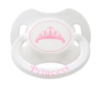 LittleForBig Bigshield Generation-II Adult Sized Printed Pacifier Princess Crown Pattern White