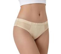 LittleForBig Breathable Tucking Gaff Brazilian Cheeky Panties Smooth Mesh Silky Hiding Gaff Shaping Briefs for Crossdressers Transgender Individuals Nude L