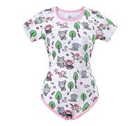 LittleForBig Cotton Romper Onesie Pajamas Bodysuit - Little Red & Wolf Onesie