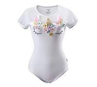 LittleForBig Cotton Romper Onesie Pajamas Bodysuit-Unicorn XS