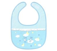 LittleForBig Cotton Waterproof Babydoll Printed Adult Bib with Adjustable Hook-and-Loop Fastener Closure - Little Dreamers Adult Bib