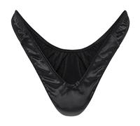 Littleforbig Little Secret Thong Sissy Tucking Gaff Panties Smooth Silky Hidden Shaping Briefs for Crossdressers Transgender, Black, XS