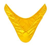 LittleForBig Little Secret Thong Tucking Gaff Panties Smooth Silky Hidden Gaff Shaping Brief for Crossdressers Transgender Individuals Orange XL