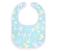 LittleForBig Silky Waterproof Babydoll Printed Adult Bib with Adjustable Hook-and-Loop Fastener Closure - Full Print Baby Parade Adult Bib