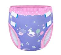 LittleForBig Soft Silky Underwear Comfortable Washable Reusable Adult Training Pants - Little Fantasy Purple L