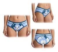 LittleForBig Soft Silky Underwear Comfortable Washable Reusable Waterproof Adult Briefs Training Pants - Little Blue XXXXL