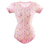 LittleForBig Usagi Mesh Romper Onesie Pajamas Bodysuit Pink XS