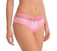 LittleForBig Women's Ladies Reusable Leak-Proof TPU Short - Dolly Pink Plastic Ruffle Panties with Bow, Soft & Waterproof XXXL