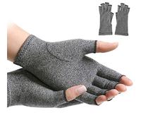 littlegrasseu 1Pair Arthritis Compression Gloves for Women Doctor Written Handbook Relieve Arthritis Symptoms Raynauds Disease Carpal Tunnel (Dark Grey, L)
