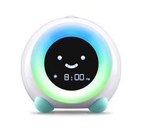 LittleHippo Mella Ready to Rise Children's Trainer, Alarm Clock, Night Light Sleep Sounds Machine (Arctic Blue), Standard