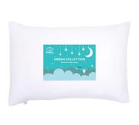LittleHippo Toddler Pillow (13x18) with Viscose Derived from Bamboo Pillowcase - Hypoallergenic Toddler Pillow for Sleeping, Kids Pillow, Travel Pillows, Mini Pillow, Toddler Bed Pillow (White)