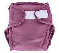 LittleLamb Reusable Nappy Wrap, Ideal Cover for Regular Baby Nappies, Stretchy and Breathable, Washable, Excellent Containment, Size 1, Aubergine Pattern