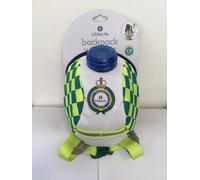 LittleLife Ambulance Toddler Backpack with Child Safety Rein & Flashing Light.