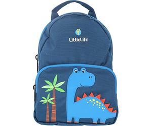 LittleLife Friendly Faces Animal Toddler Backpack With Safety Rein, Dino | 2L compartment, with safety rein, adjustable shoulder straps & chest strap