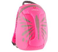 LittleLife High Visibility Toddler or Children's Backpack With Parent Handle Ideal for Learning to Scoot or Ride Bike, Hi-vis Pink