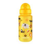 LittleLife Animal Safari Kids Drinks Bottle Wrist Strap Pop Up Straw BPA Free