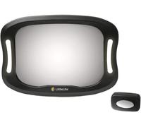 LittleLife Light-Up Car Mirror, Black