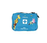 LittleLife First Aid Kit Mini - CE certified contents for home and family holidays - Blue