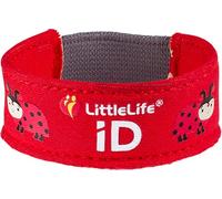 LittleLife Safety Wristband, Kids iD Bracelet with iD Cards for Emergency Contact Or Medical Information - Ladybird