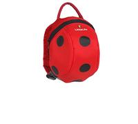 LittleLife Toddler Backpack Ladybird with Safety Reins | Cute rucksack with second function as a fully tested & approved safety harness, for children 1-3 years. 2L capacity