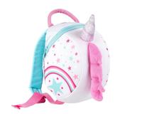 LittleLife Unicorn Toddler Backpack with Rein White One Size