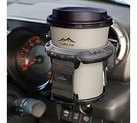 LITTLEMOLE Car Cup Holder with Hook, Adjustable Car Air Vent Cup Mount, Universal Drink Clip-on Holder Soft Drink Water Coffee Bottle Stand