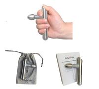 LittleMum Stainless Steel T-bar Massage Tool for Trigger Points, Myofascial Release Therapy, Deep Tissue Massage, Sports Massage & Reflexology, Thumb & Forearm Saver for Massage Therapists
